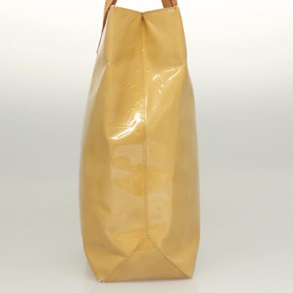 LOUIS VUITTON Monogram Vernis Reade MM Hand Bag Beige M91141 - Picture 3 of 16